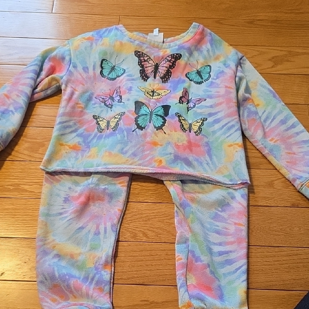 Colorful Tie-Dye Butterfly Set
